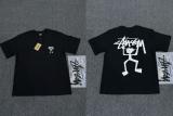 New cross-border men's and women's short-sleeve T-shirts, summer men's loose 230g heavy silk screen printed T-shirts