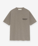 Cross-border American streetwear brand FOG's summer ESSENTIALS letter pattern embossed short-sleeve T-shirt for men and women, featuring high street fashion style.