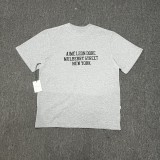 Cross-border foreign trade Aime classic letter print landmark building round neck loose-fitting unisex couple short-sleeve T-shirt trendy