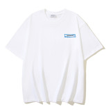 25ss high-quality OFF OW trendy high street arrow print summer short-sleeve casual loose T-shirt for men and women couples