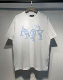 25ss Summer New AM1R1 European and American Trendy Brand Short Sleeve Letter Print Loose High Street Casual Unisex T-Shirt