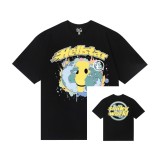 American-style super popular niche trendy brand summer Hell Star full-print graffiti short-sleeve loose-fit unisex T-shirt