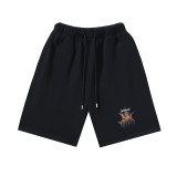 Summer new OW trendy Virgin Mary print casual loose shorts, unisex five-point pants