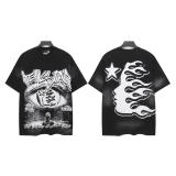 New Hellstar high-quality vintage washed loose-fit short-sleeve T-shirt for men