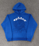 25ss European and American trendy brand overseas edition heavyweight hoodie, trendy couple's spider web Sp5der sweatshirt, cross-border bestseller