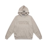 New autumn and winter FOG ICON sub-line logo letter crew neck pullover sweatshirt, unisex fleece hoodie