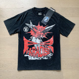 25ss Summer New American Style Trendy Brand Hell Star Unisex Couple's Oversized Loose Pullover Short Sleeve T-Shirt Tee