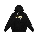 New autumn and winter G D letter logo printed fleece-lined casual loose-fitting hooded sweatshirt for both men and women