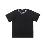 Popular cross-border e-commerce brand Palmt: New summer short-sleeve T-shirt with round neck, letter print, unisex, loose fit, European and American style