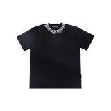 Popular cross-border e-commerce brand Palmt: New summer short-sleeve T-shirt with round neck, letter print, unisex, loose fit, European and American style