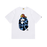 Japanese trendy brand Ape Kikai Maneki Neko short-sleeve shirt for men and women, teenagers, street and campus fashion, youthful trend