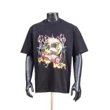 Gallery Dept.American fashion brand high street washed distressed vintage skull loose-fit unisex summer short-sleeve T-shirt