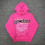 Cross-border foreign trade top version Sp555der spider web American style trendy unisex pullover hoodie