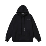 High-quality OFF American streetwear brand heavyweight Angel Caravaggio pure cotton arrow print hoodie OW sweatshirt for men and women