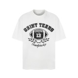 SAINT MICHAEL American fashion brand high street retro summer short-sleeve street style printed personalized loose T-shirt for men and women
