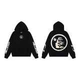 25ss cross-border foreign trade Hellstar American-style trendy brand high street loose-fitting unisex hoodie and casual pants set