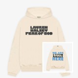 Cross-border autumn and winter FOG loose casual letter print unisex high street hooded sweatshirt basic trendy sweatshirt
