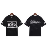 25ss Summer New Arrival Hellstar American Fashion Brand Washed Vintage Print Loose Short Sleeve T-Shirt for Men and Women