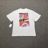 Cross-border foreign trade Aime classic letter print landmark building round neck loose-fitting unisex couple short-sleeve T-shirt trendy