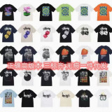 New high-quality Stussy short-sleeve T-shirt for foreign trade, 270g heavyweight, high quality, unisex