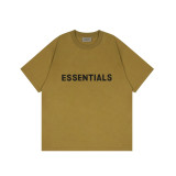 ss FOG ESSENTIALS American fashion brand loose high street embossed casual short-sleeve T-shirt for both men and women