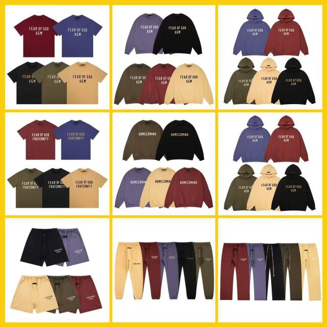 High street new autumn and winter FOG ICON double row letter print fleece-lined hooded sweatshirt for men and women, couple style trendy top