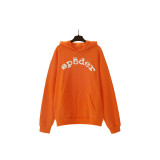 Trendy Hip-Hop Singer Foil Letter 555555 Couple's Hoodie, Casual Loose Pink Sweatshirt, Unisex