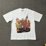 American high street niche fashion brand summer new skull figure basketball print retro loose round neck short sleeve T-shirt