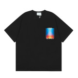 Cross-border Casablanca summer new style Casablanca LOGO printed unisex loose short-sleeve T-shirt trendy