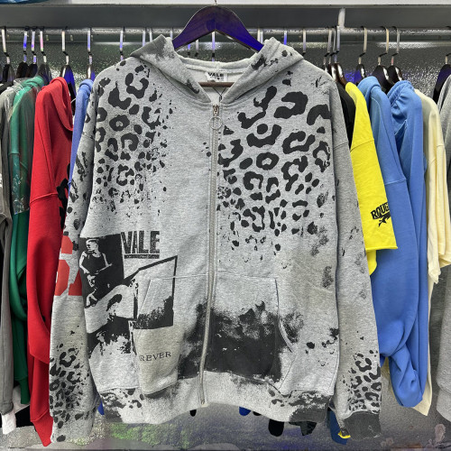 26ss cross-border foreign trade VaLL American fashion high street retro washed distressed street style loose hoodie unisex