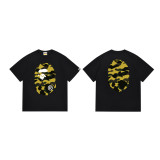 Original brand dropshipping cross-border hot-selling BAPE long-term stable supply double-thread men's and women's casual sports short-sleeve T-shirts