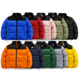 New autumn and winter TN stand-collar cotton jacket, Korean style fashionable couple's coat, youth warm and versatile fashion item