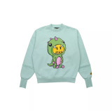 DREW ICON Smiling Sunflower Print Justin Bieber Trendy Unisex Casual Loose Hoodie Sweatshirt