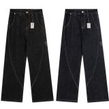 Light luxury style men's long-sleeved pants, casual, fashionable, simple, trendy hoodie, cargo pants, wide-leg men's clothing