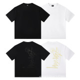 Cross-border European and American foreign trade S-letter printed cartoon series street casual loose-fitting unisex short-sleeve shirt