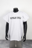 Kanye American high street merchandise collab vest high street ins unisex casual loose short-sleeve T-shirt versatile