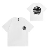 Dropshipping trendy brand short-sleeve T-shirt with dice lettering, basic style, American-style couple's summer outfit