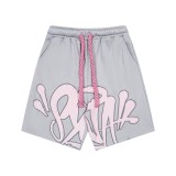SynaWord American-style trendy brand high street loose shorts Y2K hip-hop street style casual couple's shorts for men and women