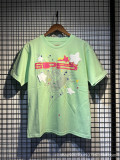 Cross-border trendy brand Sp555der loose hip-hop spider web letter t-shirt, couple's matching classic casual short sleeve