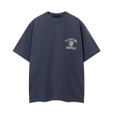FOG ICON Spring/Summer New Double Row Dopamine Letter Short Sleeve Unisex High Street T-Shirt
