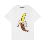 Popular cross-border e-commerce brand Palmt: New summer short-sleeve T-shirt with round neck, letter print, unisex, loose fit, European and American style