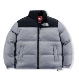 New autumn and winter TN stand-collar cotton jacket, Korean style fashionable couple's coat, youth warm and versatile fashion item