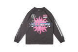 25ss cross-border hellstar trendy new high street hip-hop casual sports pullover long-sleeve T-shirt unisex