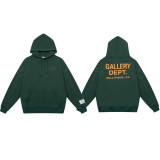 New autumn and winter G D letter logo printed fleece-lined casual loose-fitting hooded sweatshirt for both men and women