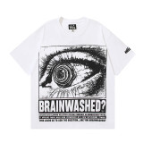 25ss Cross-Border Foreign Trade Hellstar American Trend High Street Retro Print Summer Loose Short-Sleeve T-Shirt Unisex