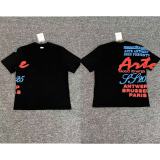 25 Summer T-Shirt New Student Top Blue Rose Print T-Shirt Unisex Casual Loose Short Sleeve