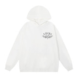 25ss cross-border foreign trade high-quality AMI American streetwear brand loose-fit printed hooded unisex sweatshirt wholesale
