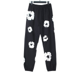 Foreign trade American-style trendy brand high-quality foam-printed high street pants, unisex.