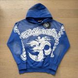 Cross-border American-style trendy brand loose-fitting men's hooded sweatshirt, foreign trade street casual jacket, women's hoodie and pants set