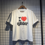 New Summer Spider Web Foam Print European and American Street Fashion Casual Loose Unisex Pullover Short Sleeve T-Shirt